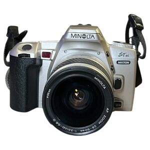 Minolta Maxxum Stsi 35mm SLR Film Camera with AF 28-80mm Lens & Strap